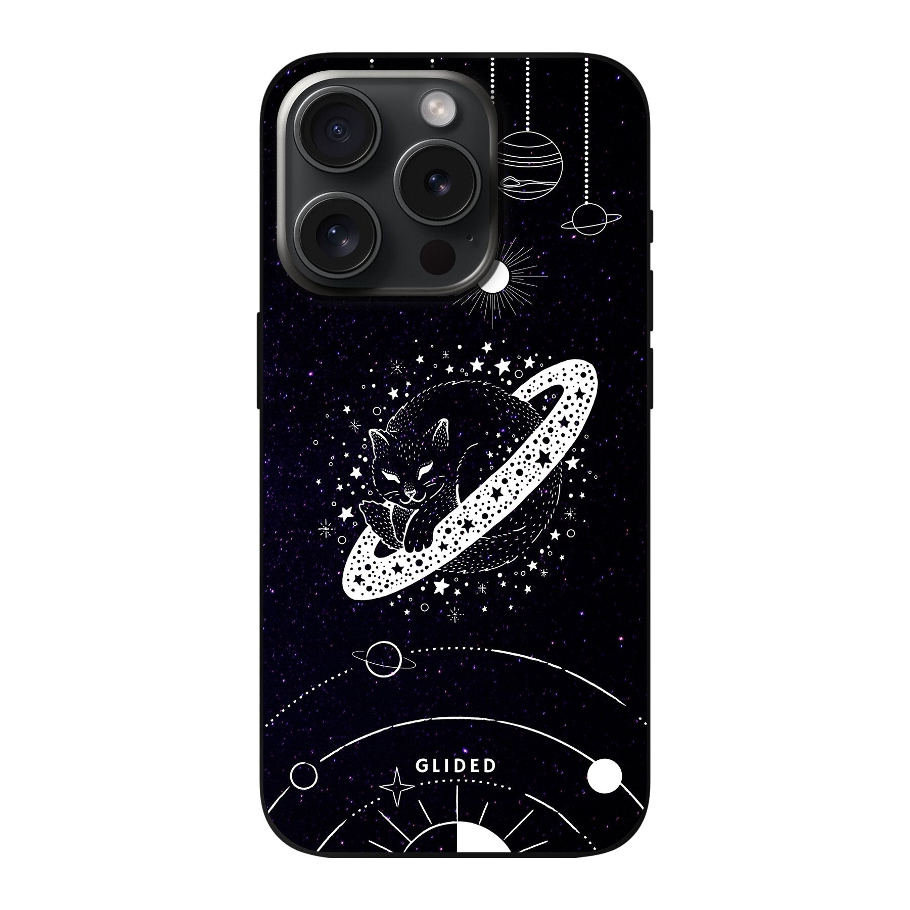 Astro Whiskers - iPhone 15 Pro Handyhülle Soft case