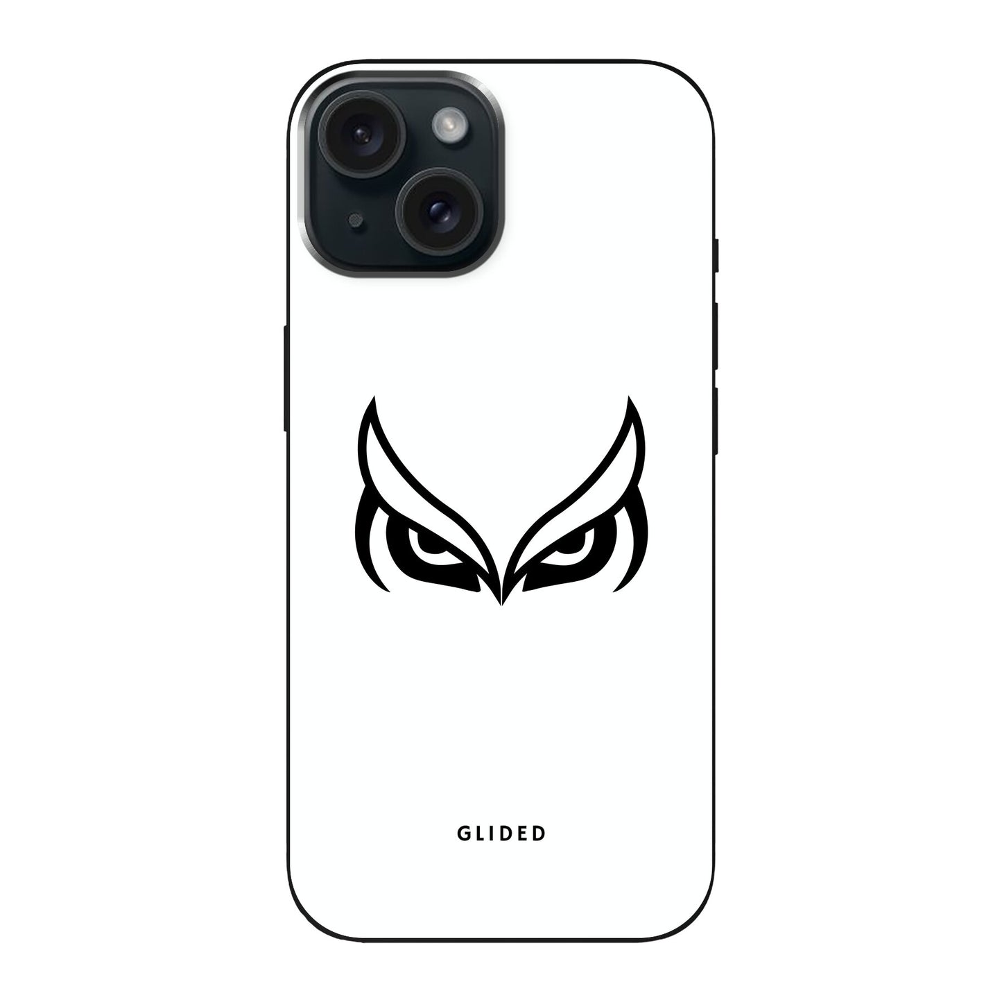 White Owl - iPhone 15 Handyhülle Soft case