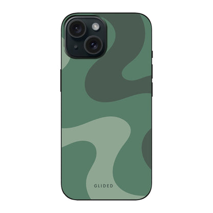 Green Wave - iPhone 15 Handyhülle Soft case