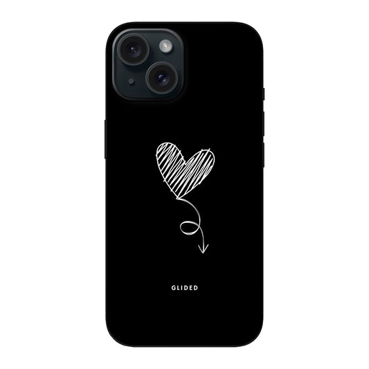 Dark Heart - iPhone 15 Handyhülle Soft case