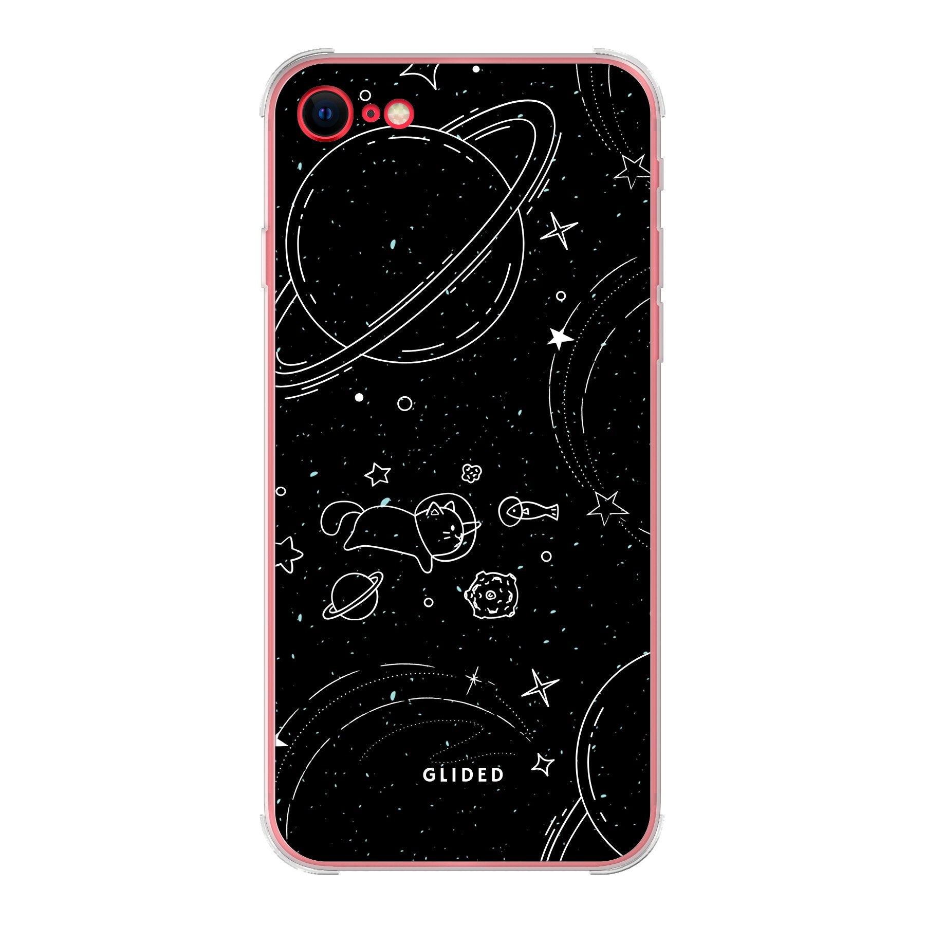 Cosmic Cat - iPhone 7 Handyhülle Bumper case