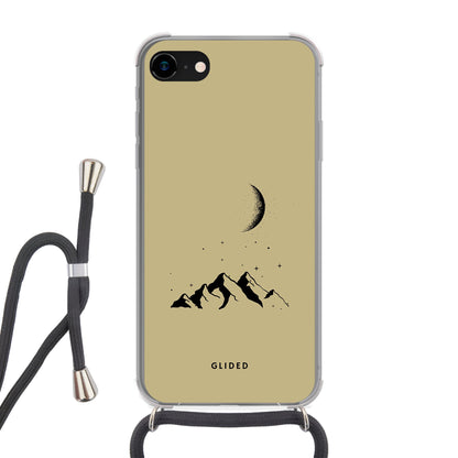 Lunar Peaks - iPhone 7 Handyhülle Crossbody case mit Band