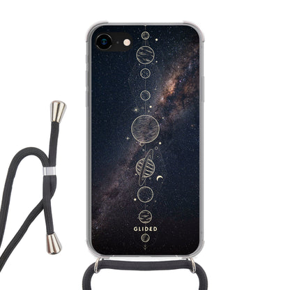 Planets - iPhone 7 Handyhülle Crossbody case mit Band