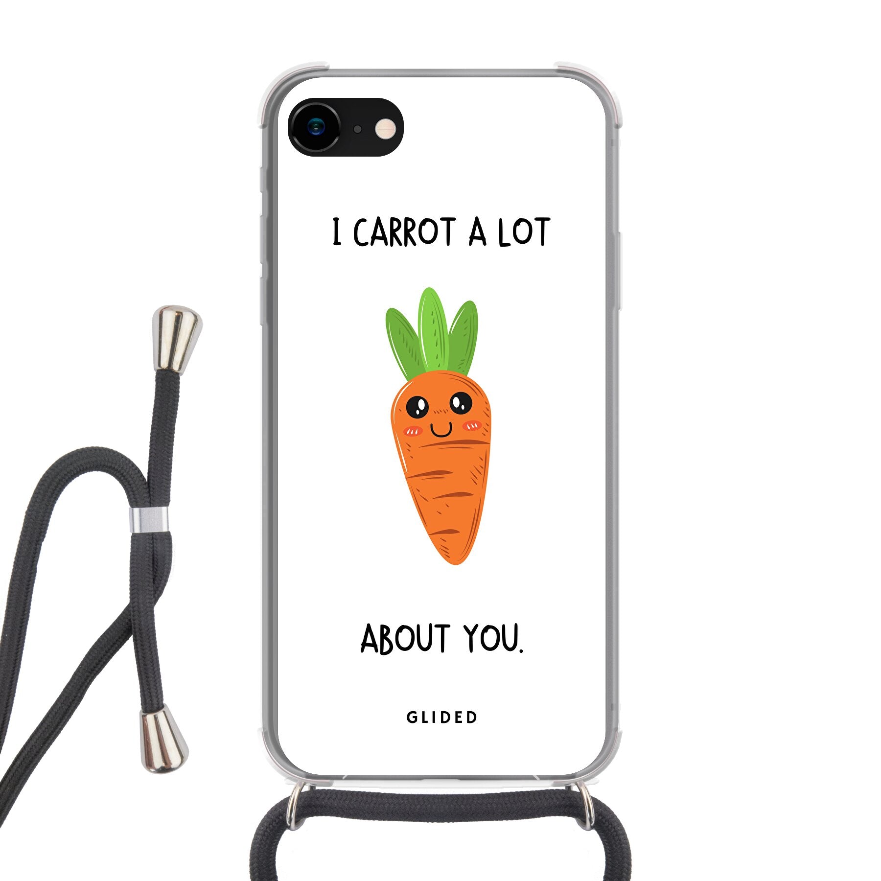Lots Carrots - iPhone 7 - Crossbody case mit Band