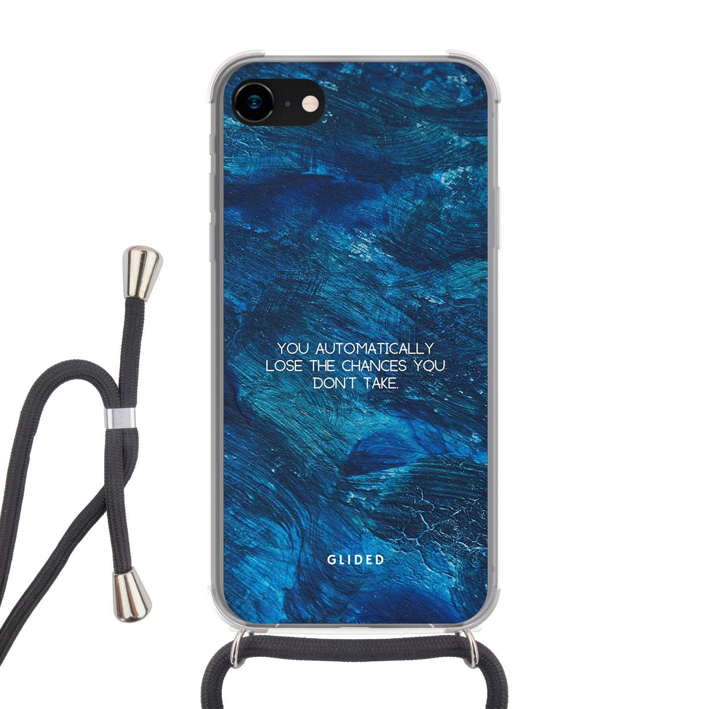 Chances - iPhone 7 Handyhülle Crossbody case mit Band