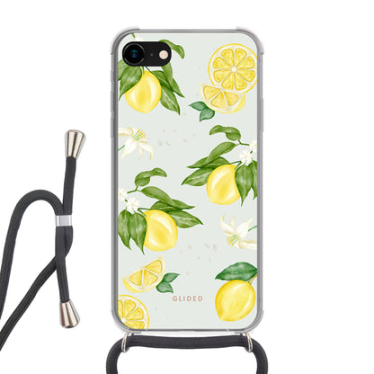 Lemon Beauty - iPhone 7 Handyhülle Crossbody case mit Band