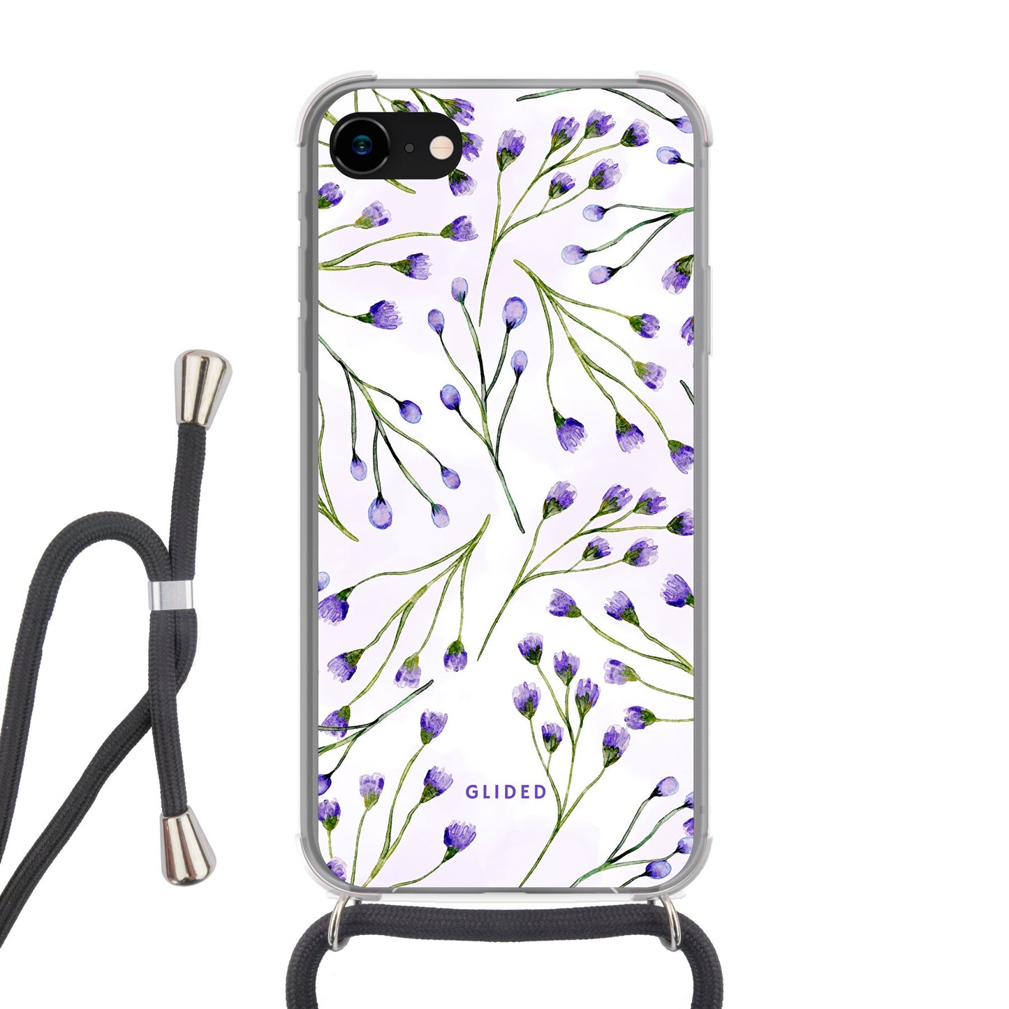 Violet Garden - iPhone 7 Handyhülle Crossbody case mit Band