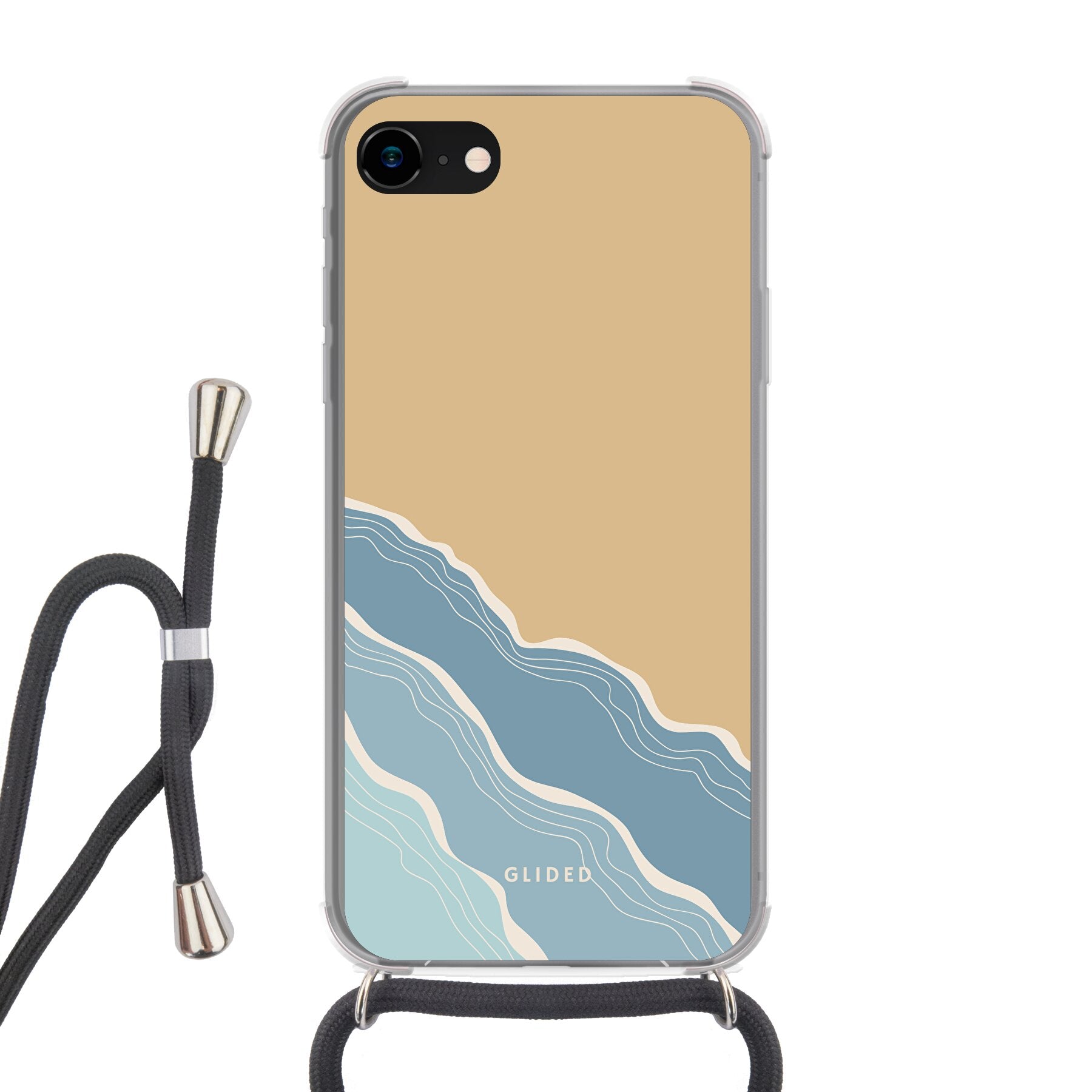 Breeze - iPhone 7 Handyhülle Crossbody case mit Band