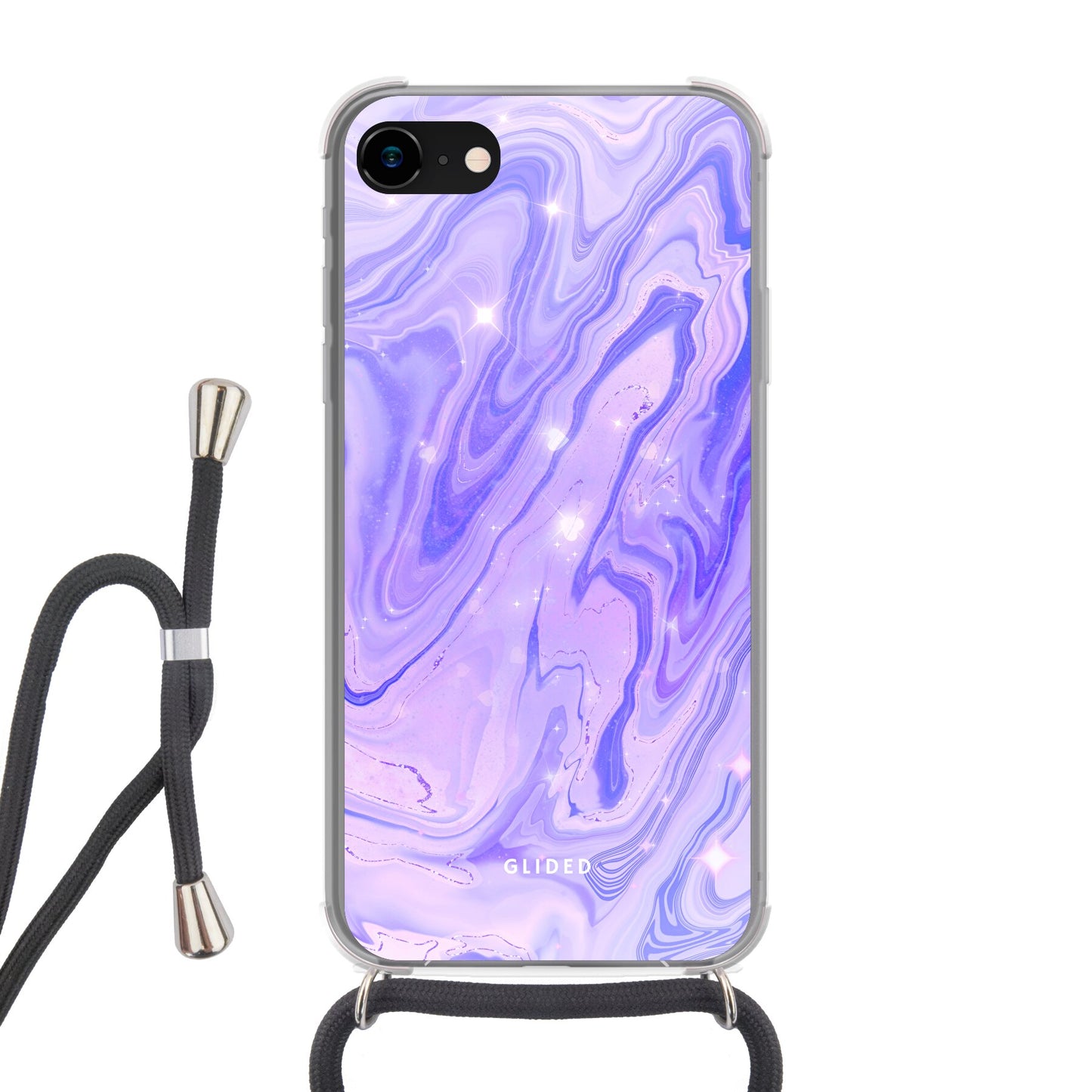 Purple Dream - iPhone 7 Handyhülle Crossbody case mit Band