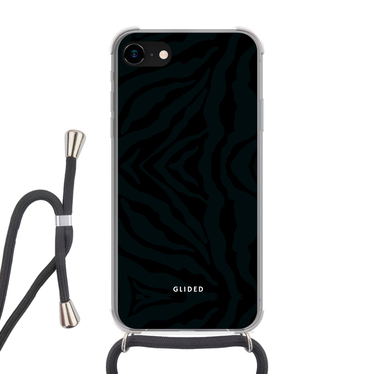 Shadow Patterns - iPhone 7 Handyhülle Crossbody case mit Band