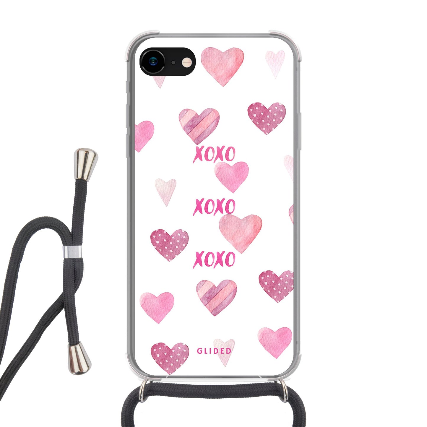 Xoxo - iPhone 7 - Crossbody case mit Band