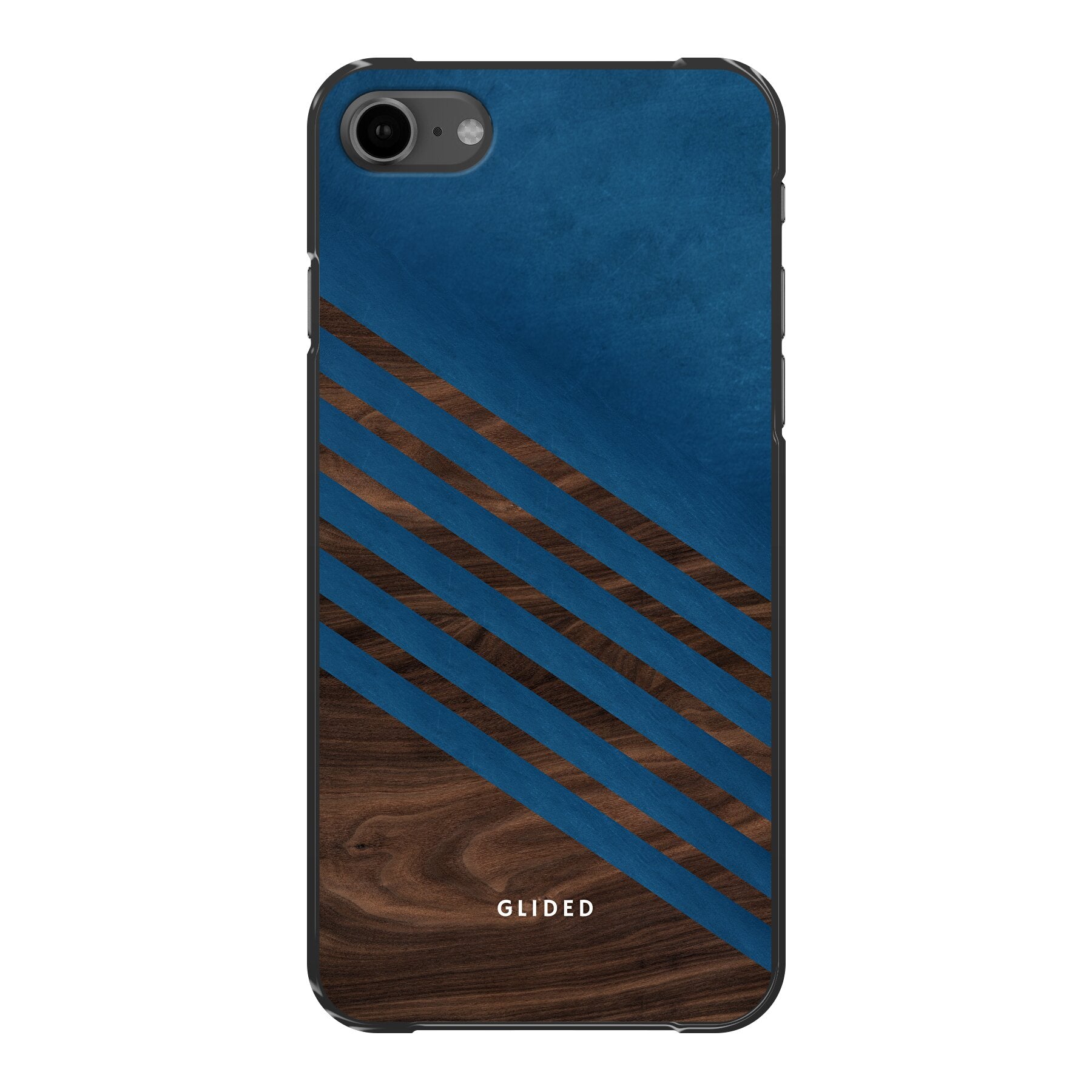 Blue Wood - iPhone 7 Handyhülle Hard Case