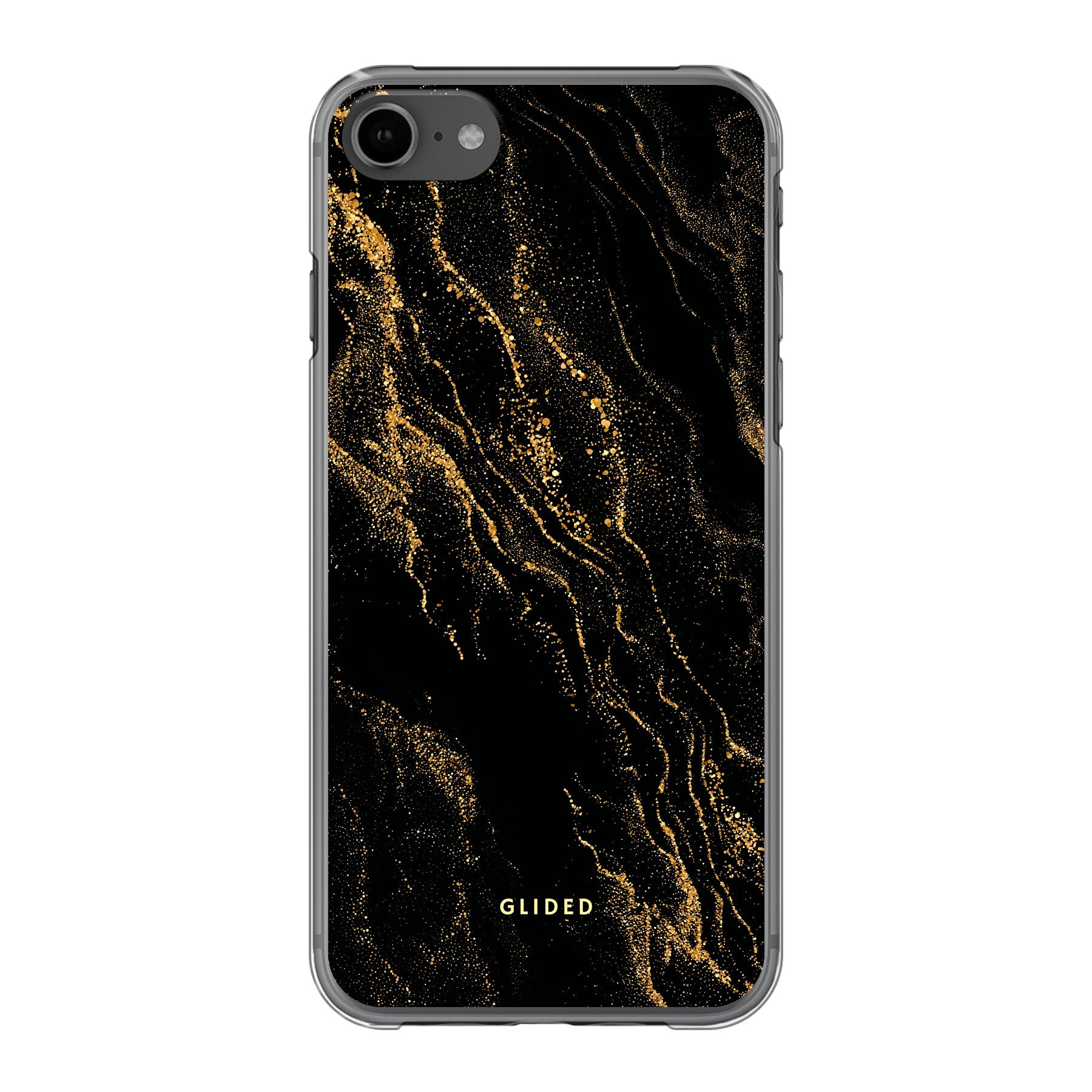 Black Marble - iPhone 7 Handyhülle Hard Case