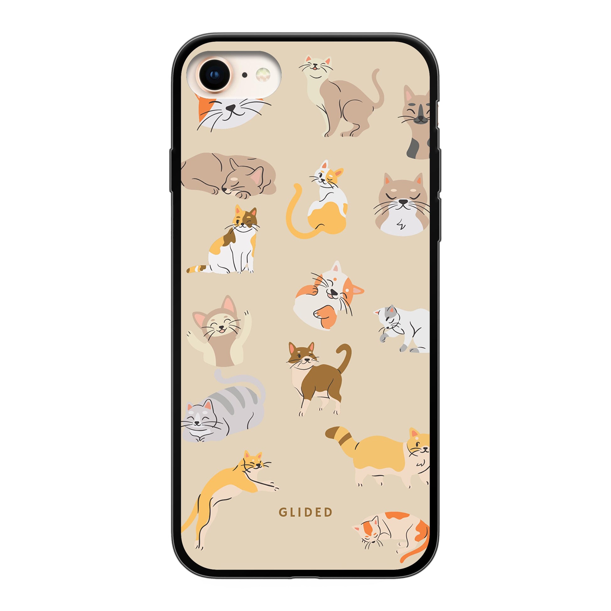 Meow - iPhone 7 Handyhülle Soft case