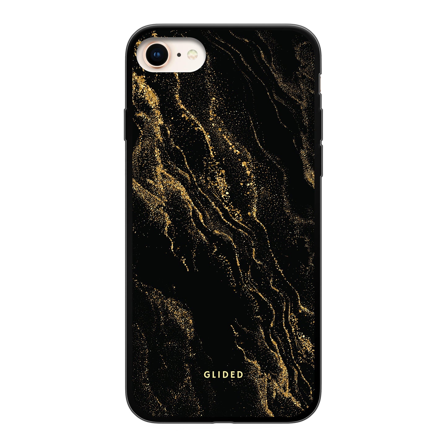 Black Marble - iPhone 7 Handyhülle Soft case