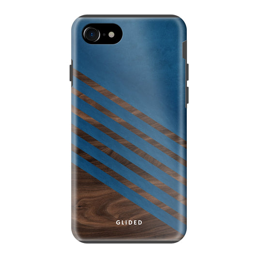 Blue Wood - iPhone 7 Handyhülle Tough case