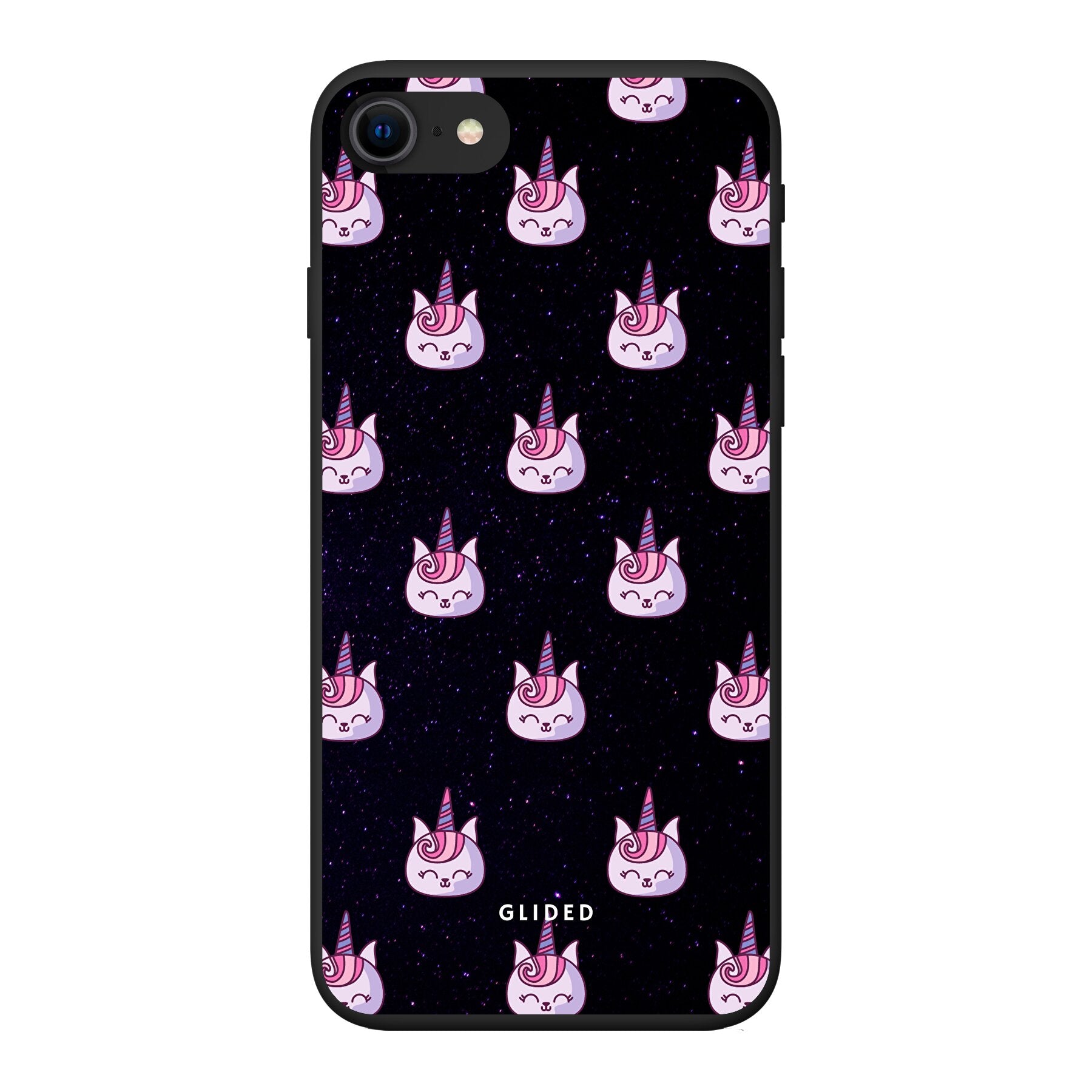 Unicorn Meow - iPhone 8 Handyhülle Biologisch Abbaubar