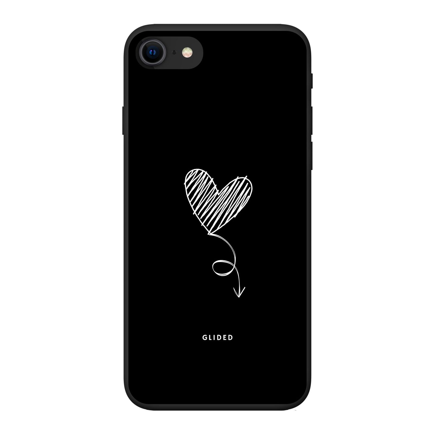Dark Heart - iPhone 8 Handyhülle Biologisch Abbaubar