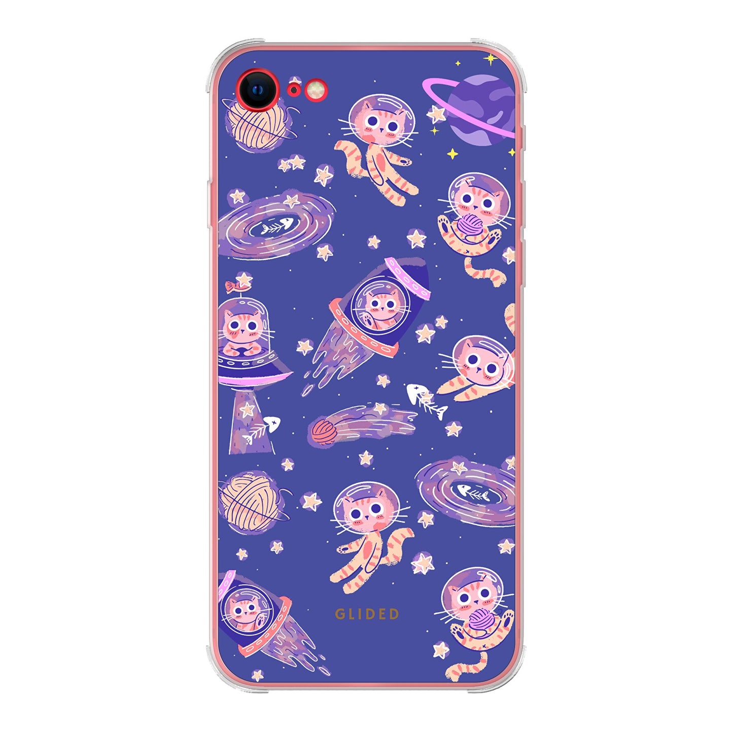 Space Cat - iPhone 8 Handyhülle Bumper case