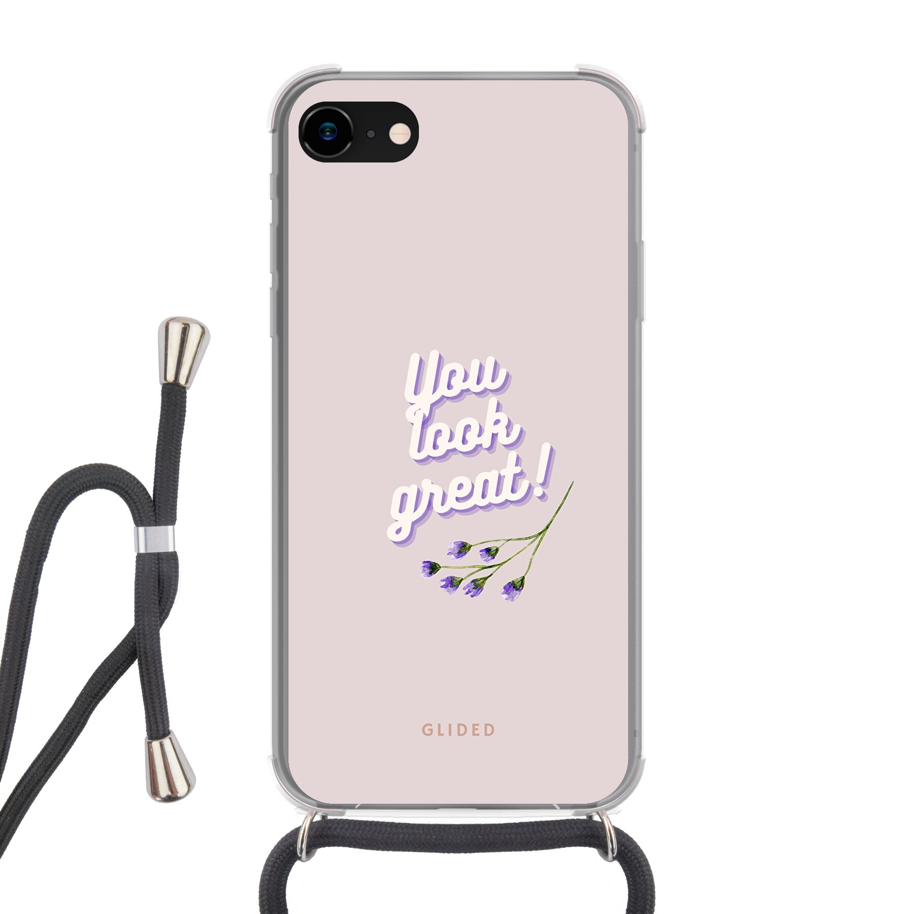 Looks great | GLIDED X CARMEN.RSO - iPhone 8 - Crossbody case mit Band