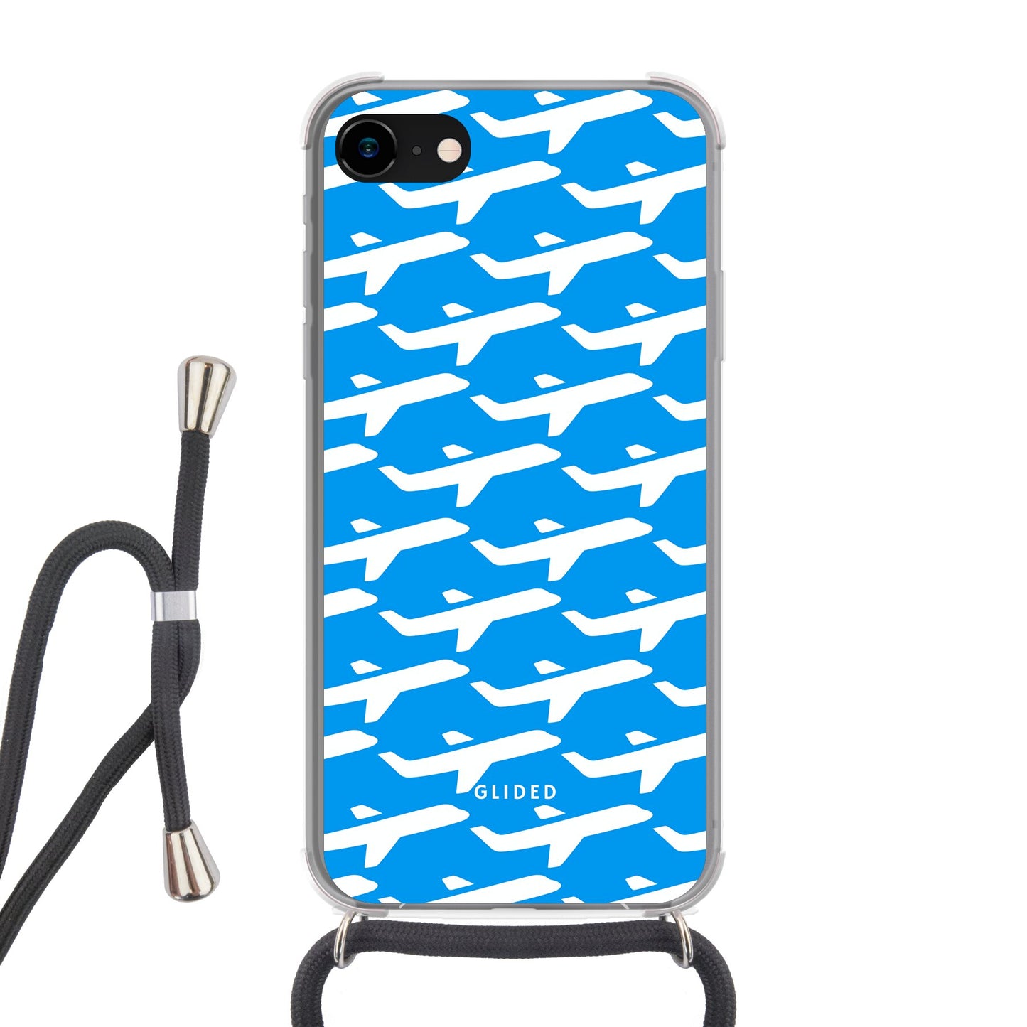 Planes - iPhone 8 Handyhülle Crossbody case mit Band