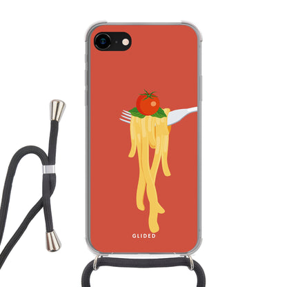 Pasta Paradise - iPhone 8 - Crossbody case mit Band