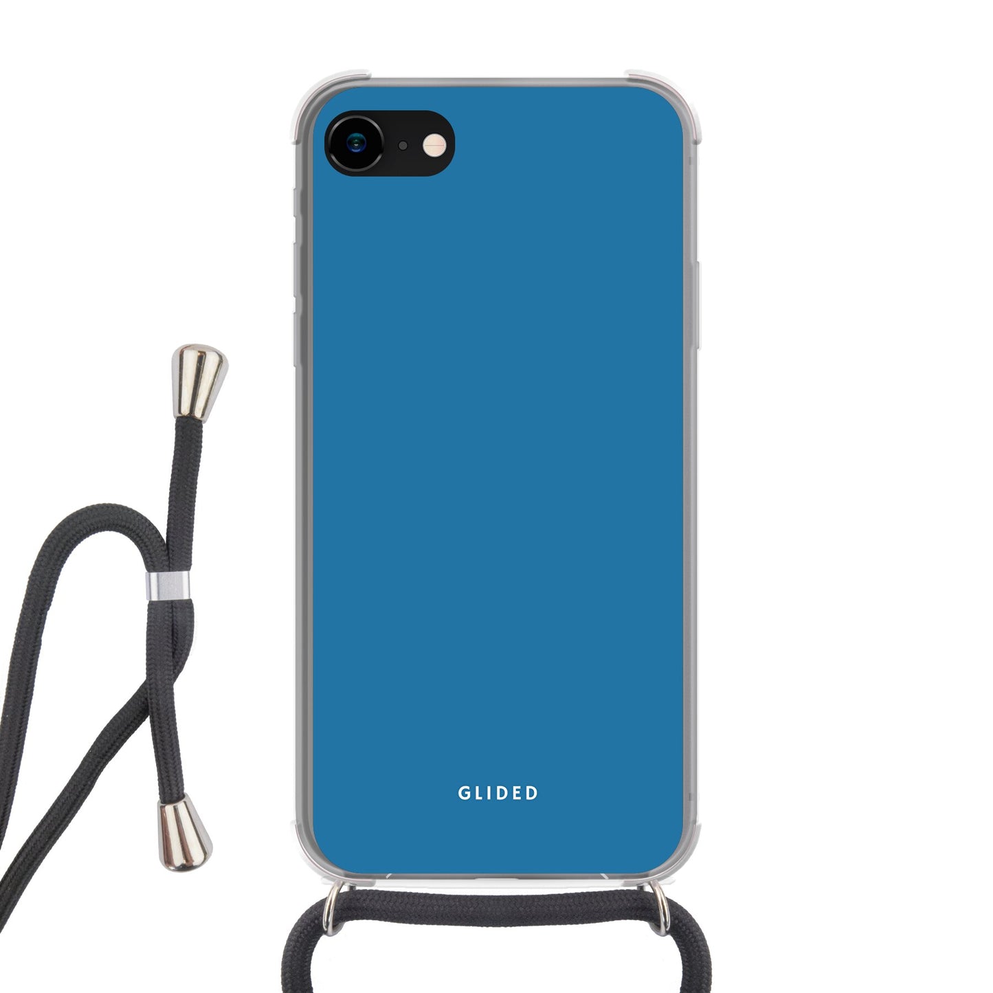 Blue Delight - iPhone 8 Handyhülle Crossbody case mit Band