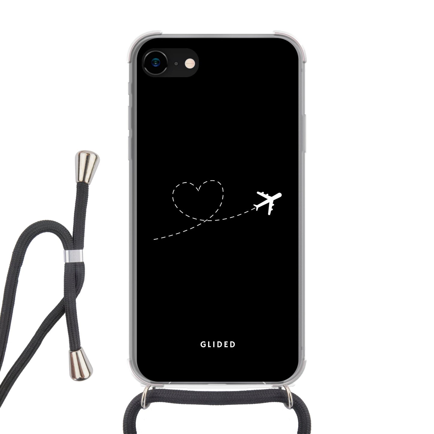 Flying Horizon - iPhone 8 Handyhülle Crossbody case mit Band