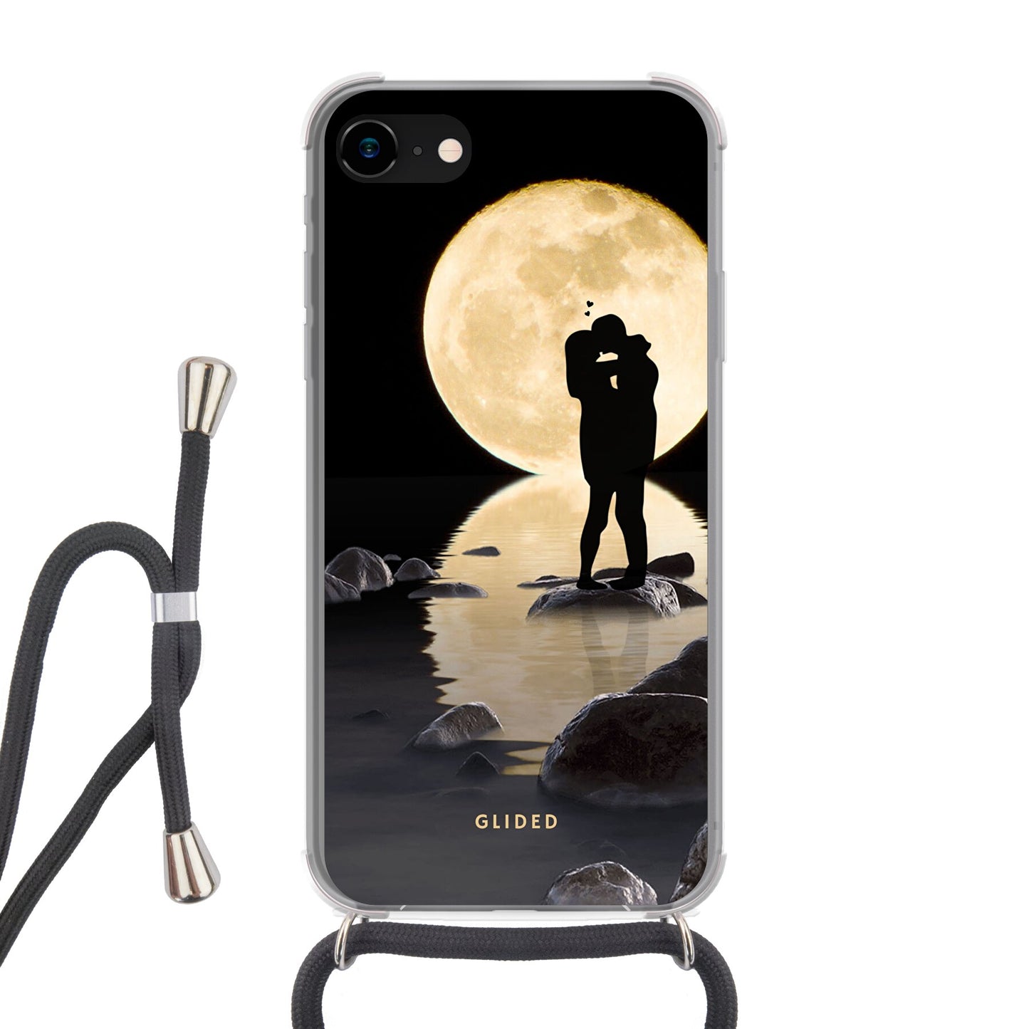 Moonlight - iPhone 8 Handyhülle Crossbody case mit Band