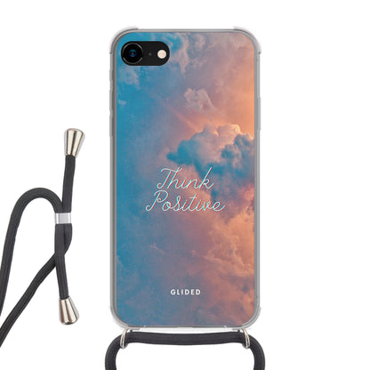 Think positive - iPhone 8 Handyhülle Crossbody case mit Band