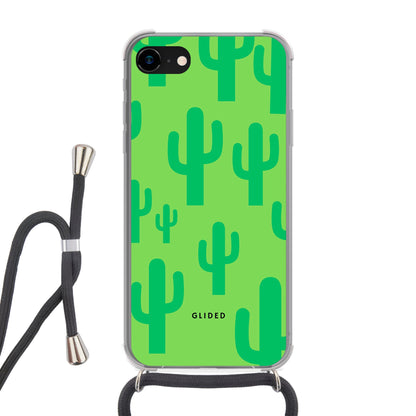 Cactus Spikes - iPhone 8 - Crossbody case mit Band