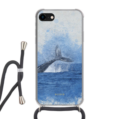 Oceanic - iPhone 8 Handyhülle Crossbody case mit Band