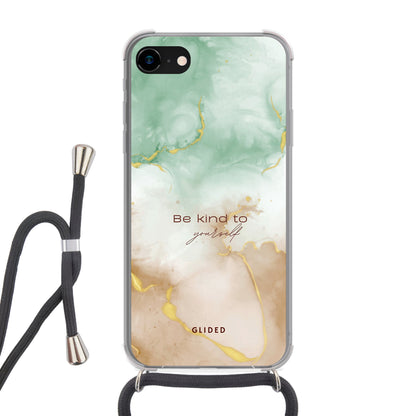 Kind to yourself - iPhone 8 Handyhülle Crossbody case mit Band