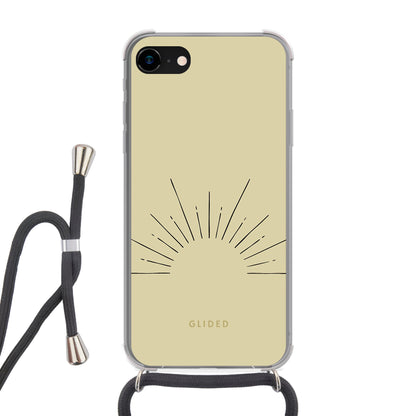 Sunrise - iPhone 8 Handyhülle Crossbody case mit Band
