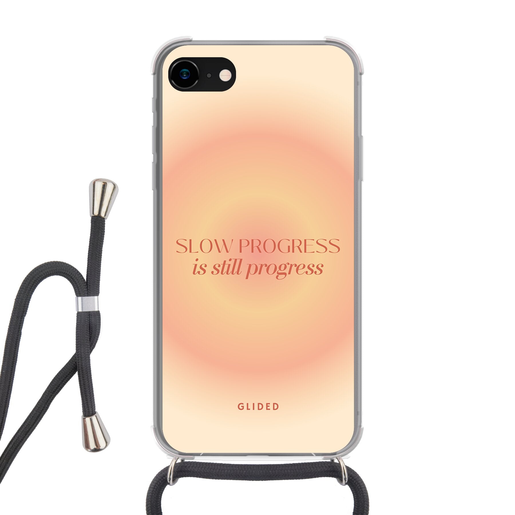 Progress - iPhone 8 Handyhülle Crossbody case mit Band