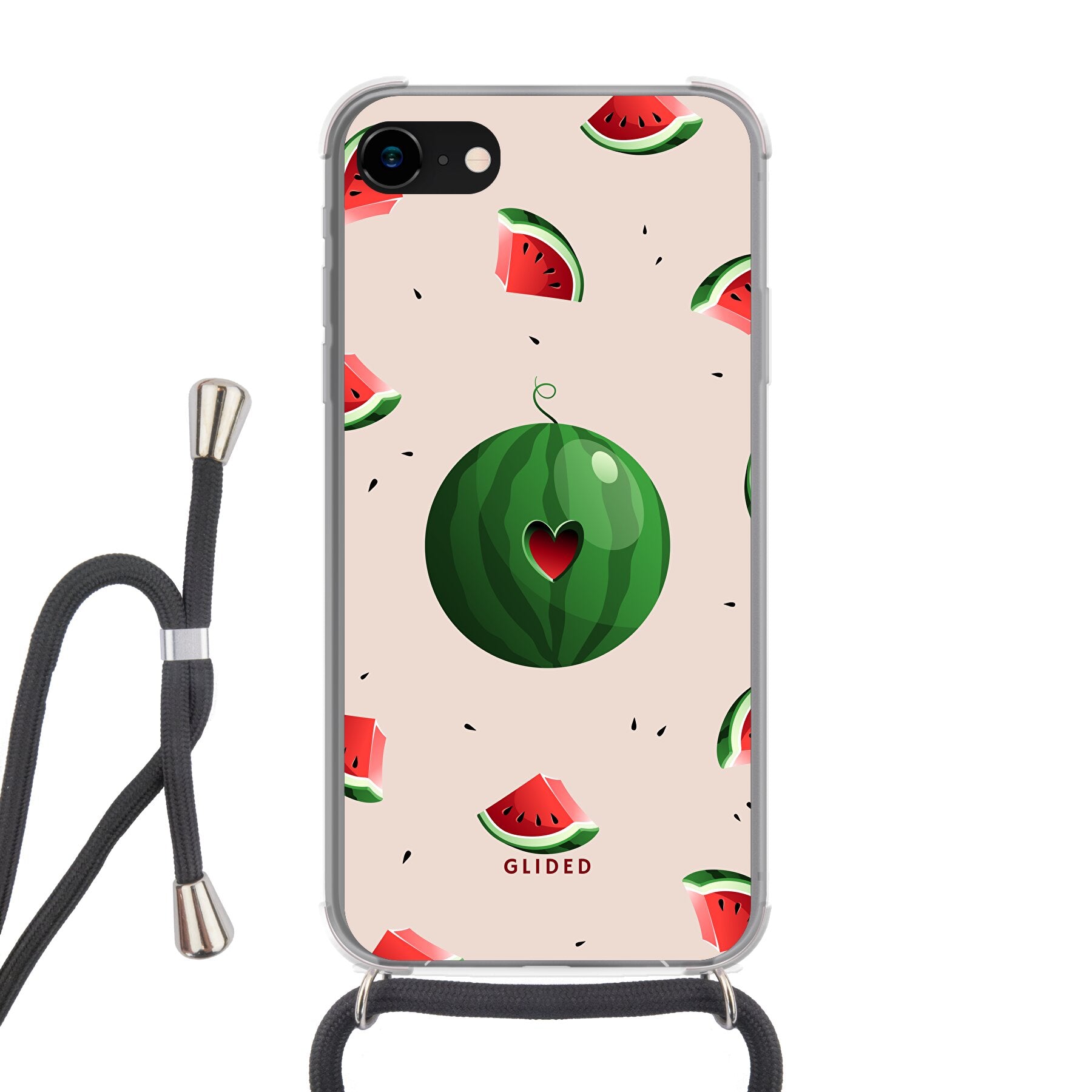 TastyLove - iPhone 8 Handyhülle Crossbody case mit Band