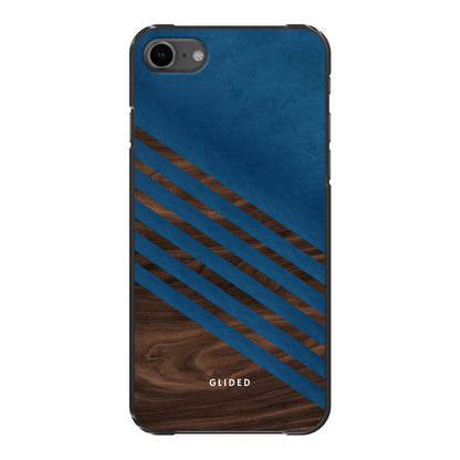 Blue Wood - iPhone 8 Handyhülle Hard Case