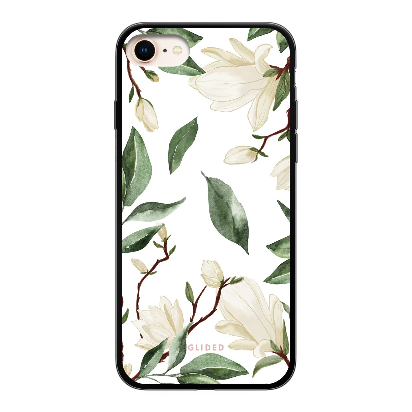 White Elegance - iPhone 8 Handyhülle Soft case