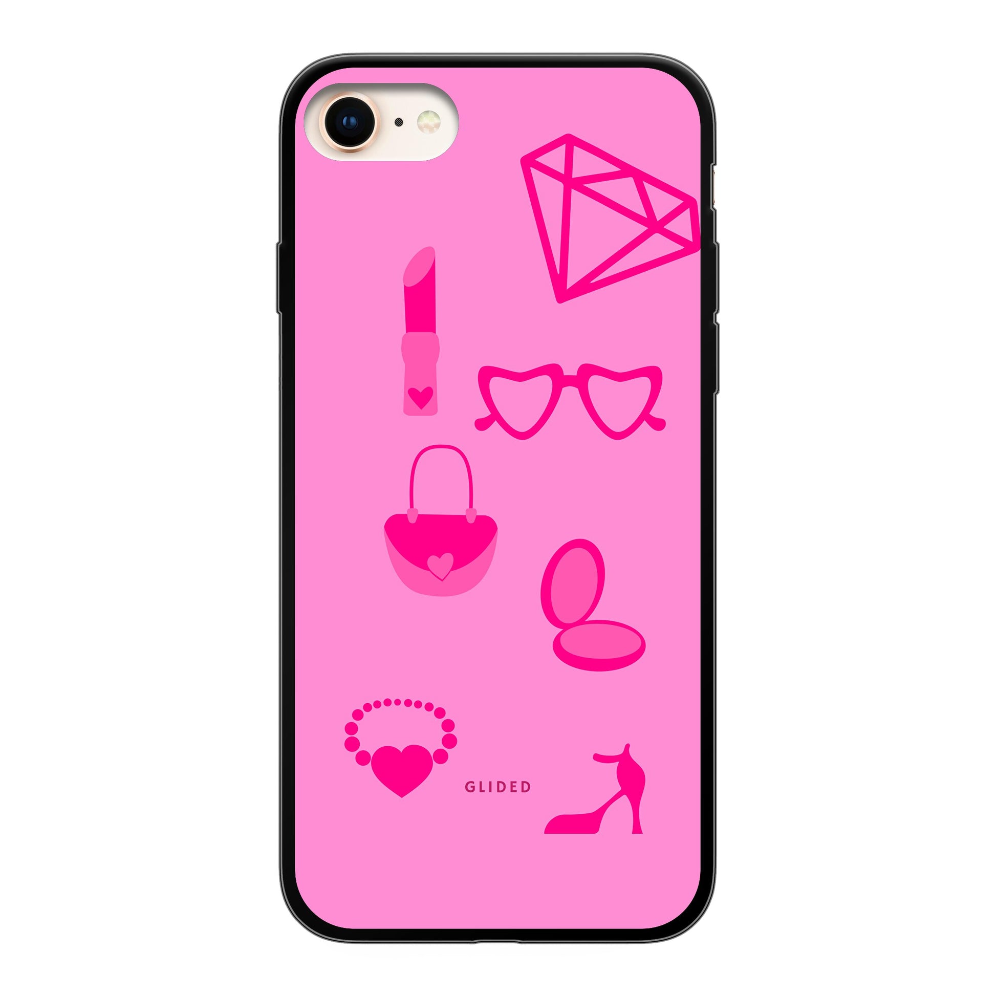 Glamor - iPhone 8 Handyhülle Soft case