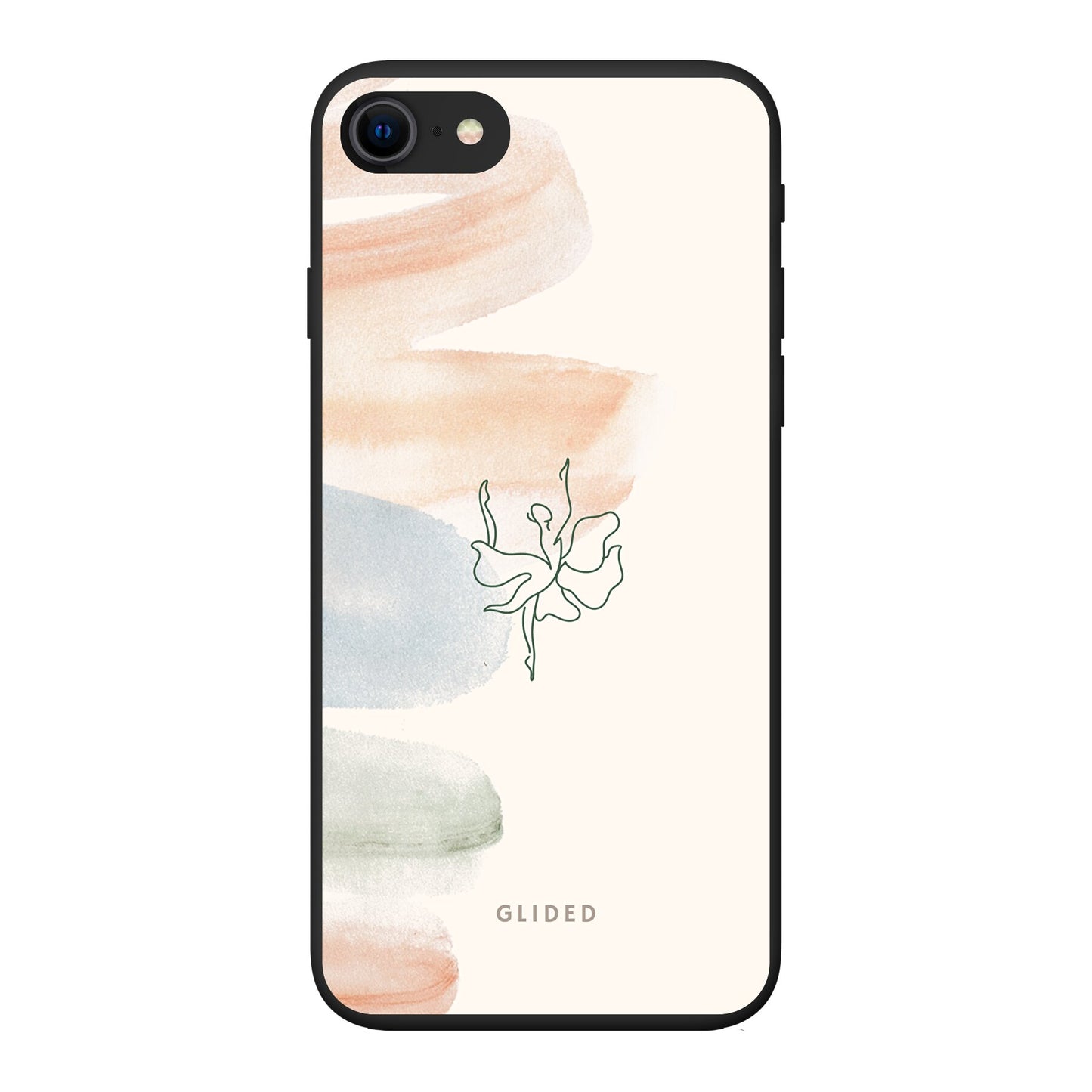 Aquarelle - iPhone SE 2020 Handyhülle Biologisch Abbaubar