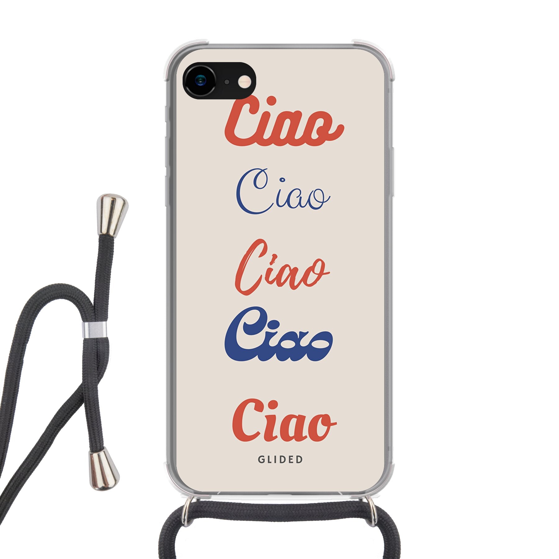Ciao - iPhone SE 2020 - Crossbody case mit Band