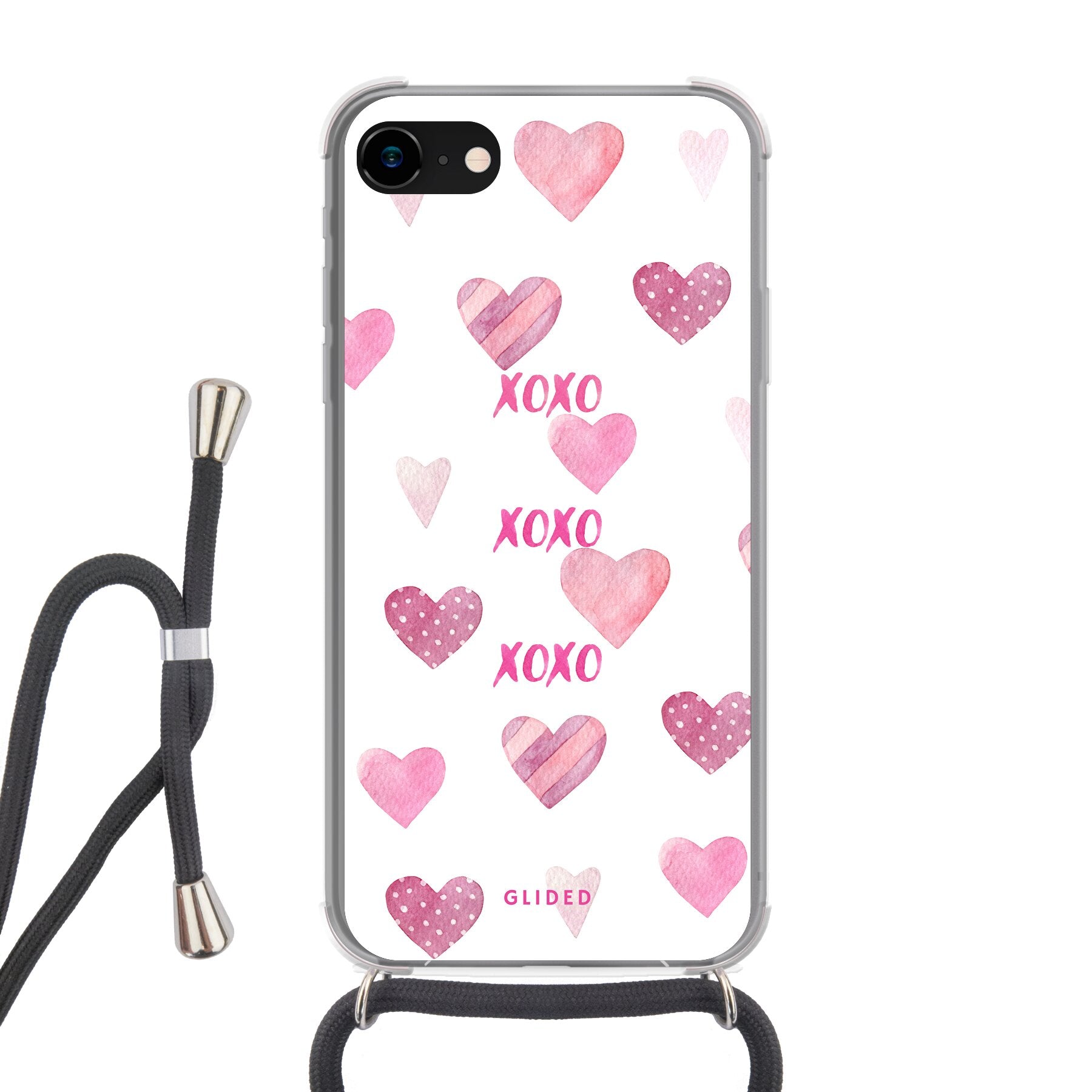 Xoxo - iPhone SE 2020 - Crossbody case mit Band