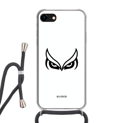 White Owl - iPhone SE 2020 Handyhülle Crossbody case mit Band