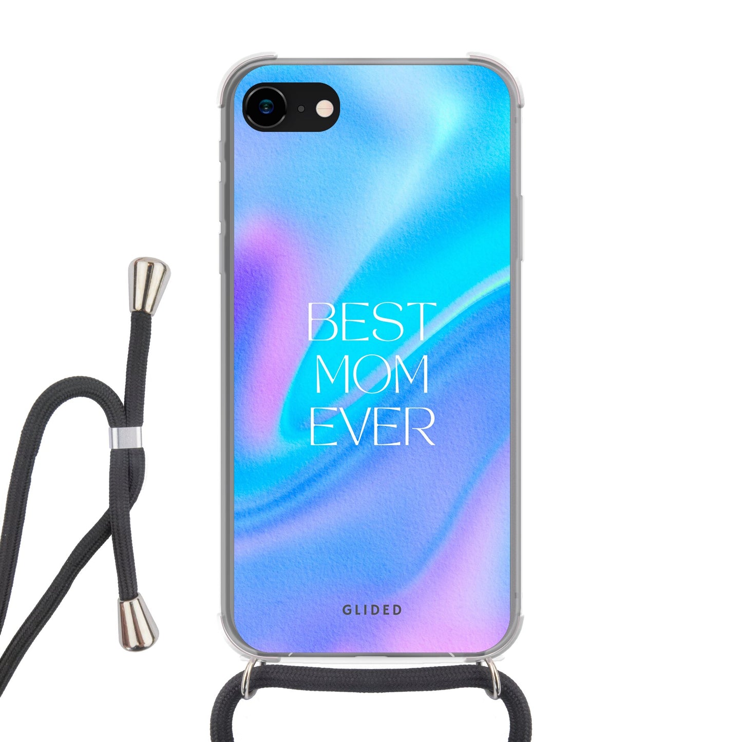 Best Mom - iPhone SE 2020 - Crossbody case mit Band