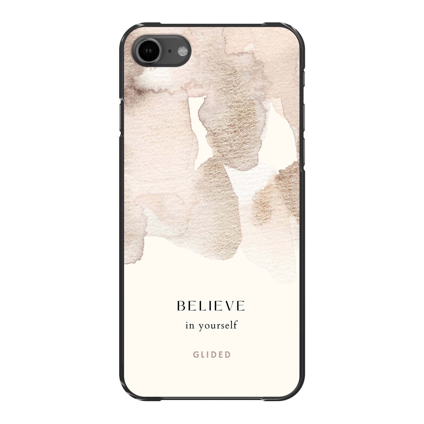 Believe in yourself - iPhone SE 2020 Handyhülle Hard Case