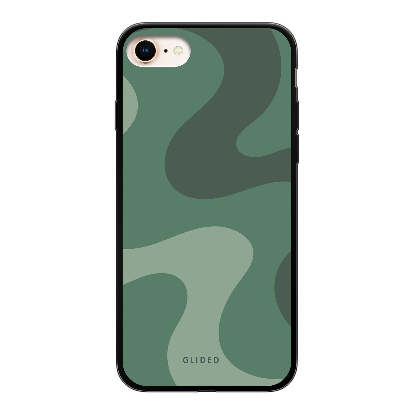 Green Wave - iPhone SE 2020 Handyhülle Soft case