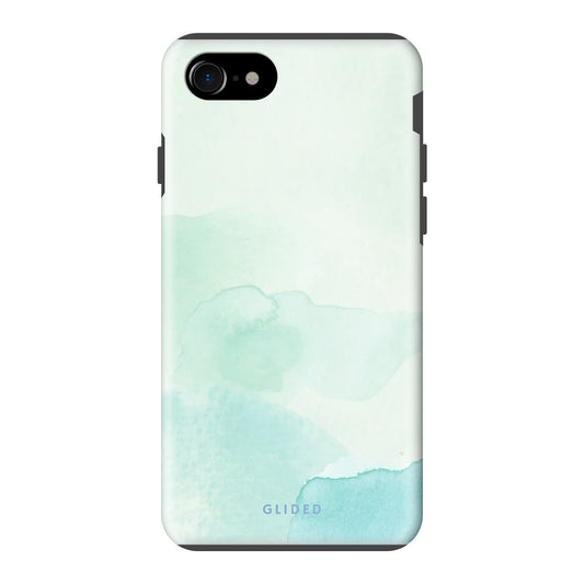 Turquoise Art - iPhone SE 2020 Handyhülle Tough case