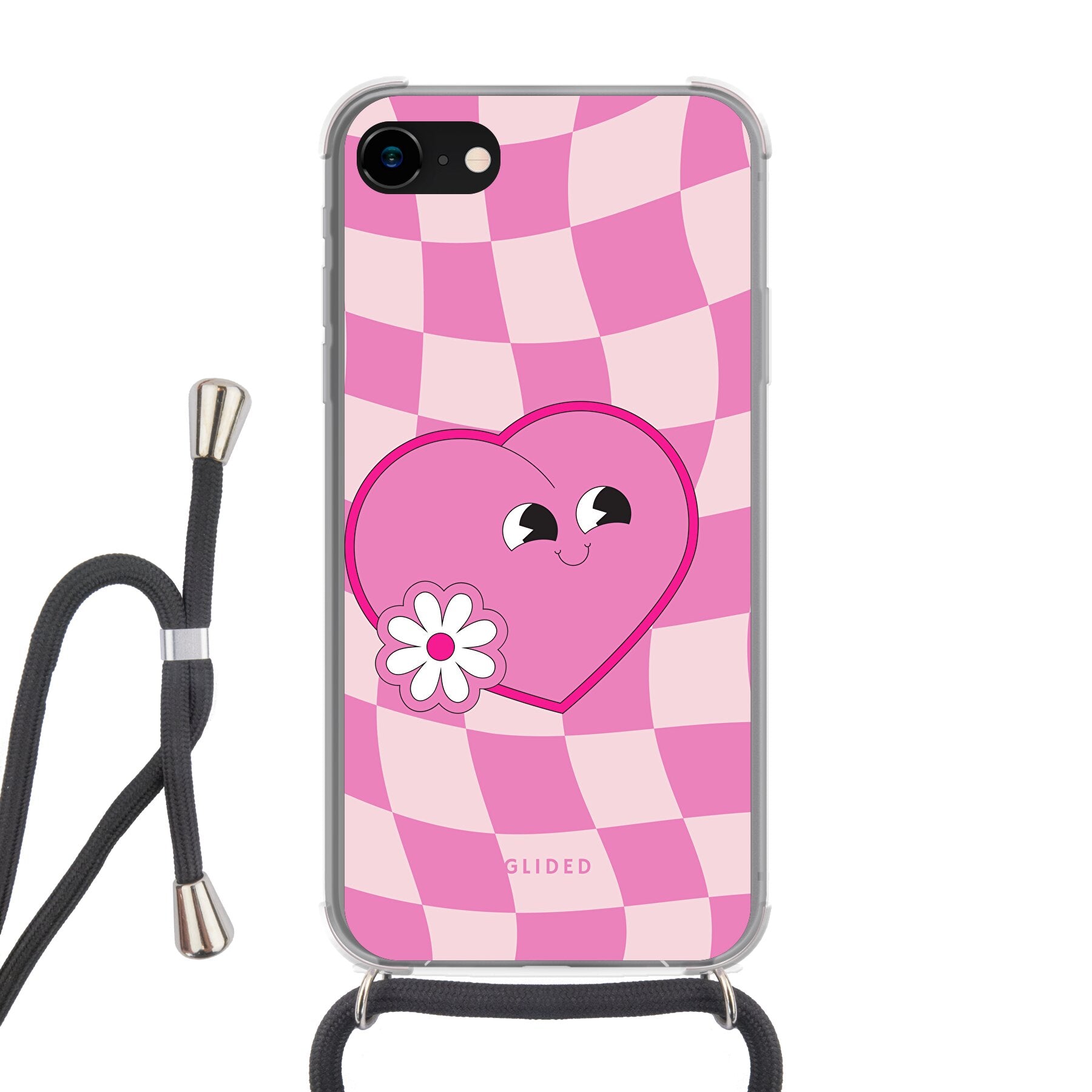 Sweet Love - iPhone SE 2022 Handyhülle Crossbody case mit Band