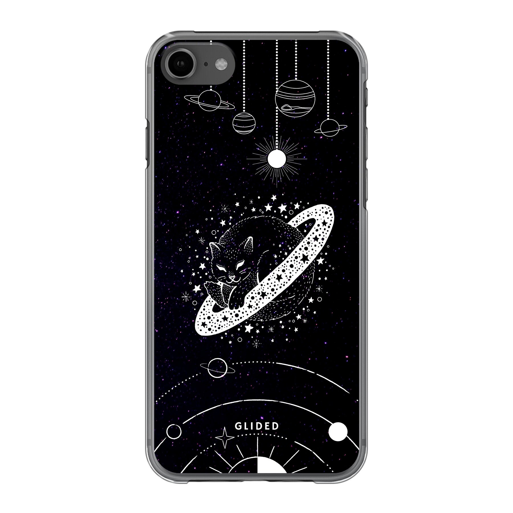 Astro Whiskers - iPhone SE 2022 Handyhülle Hard Case