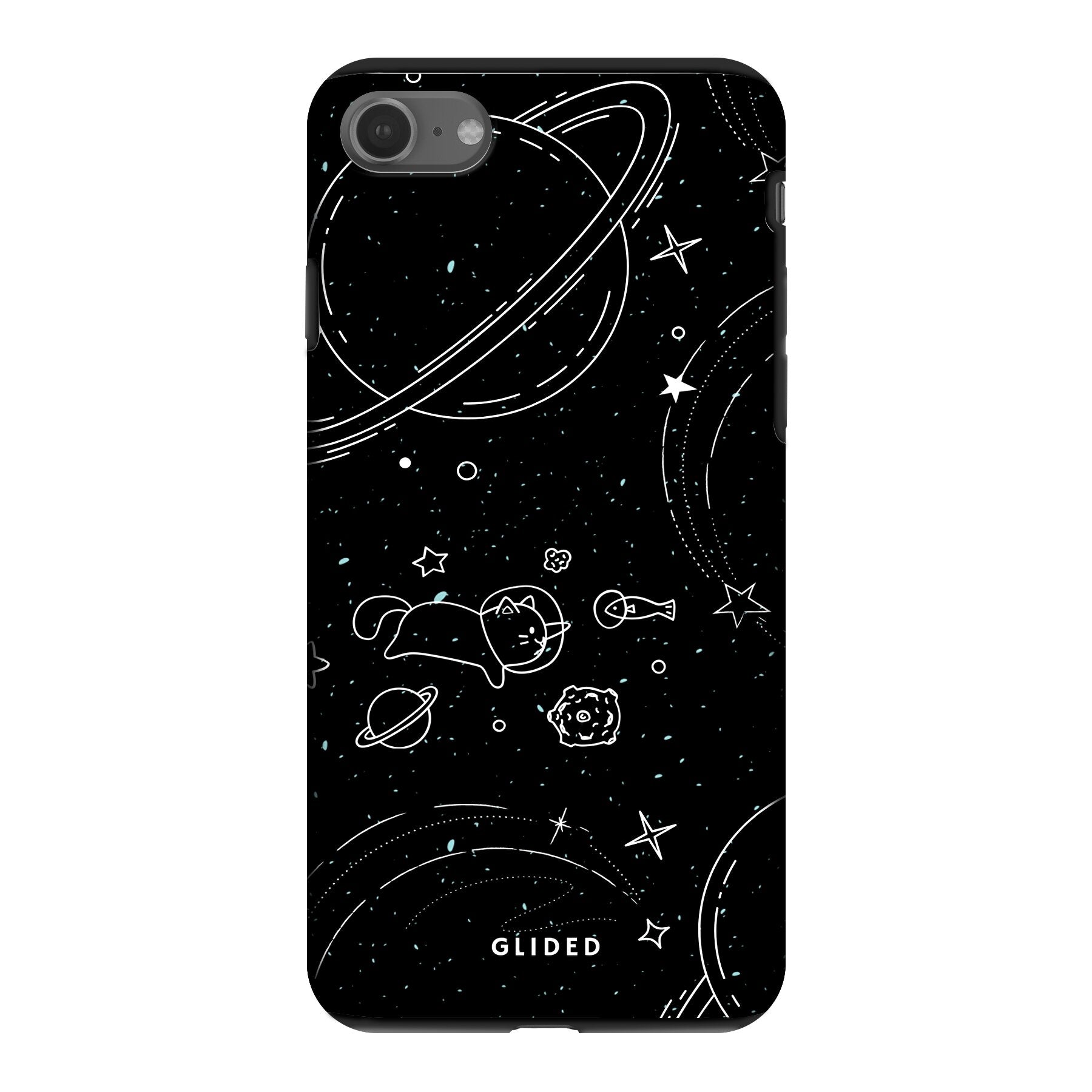 Cosmic Cat - iPhone SE 2022 Handyhülle Tough case